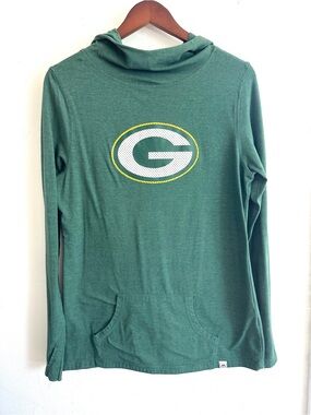 Majestic Green Bay Packers Pullover Hoodie, Women’s Large